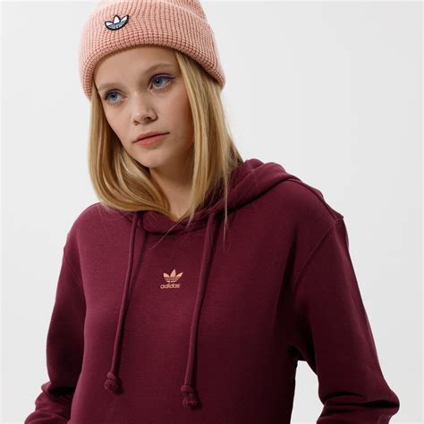 adidas hoodie damen dunkelrot|Adidas sweatshirts for women.